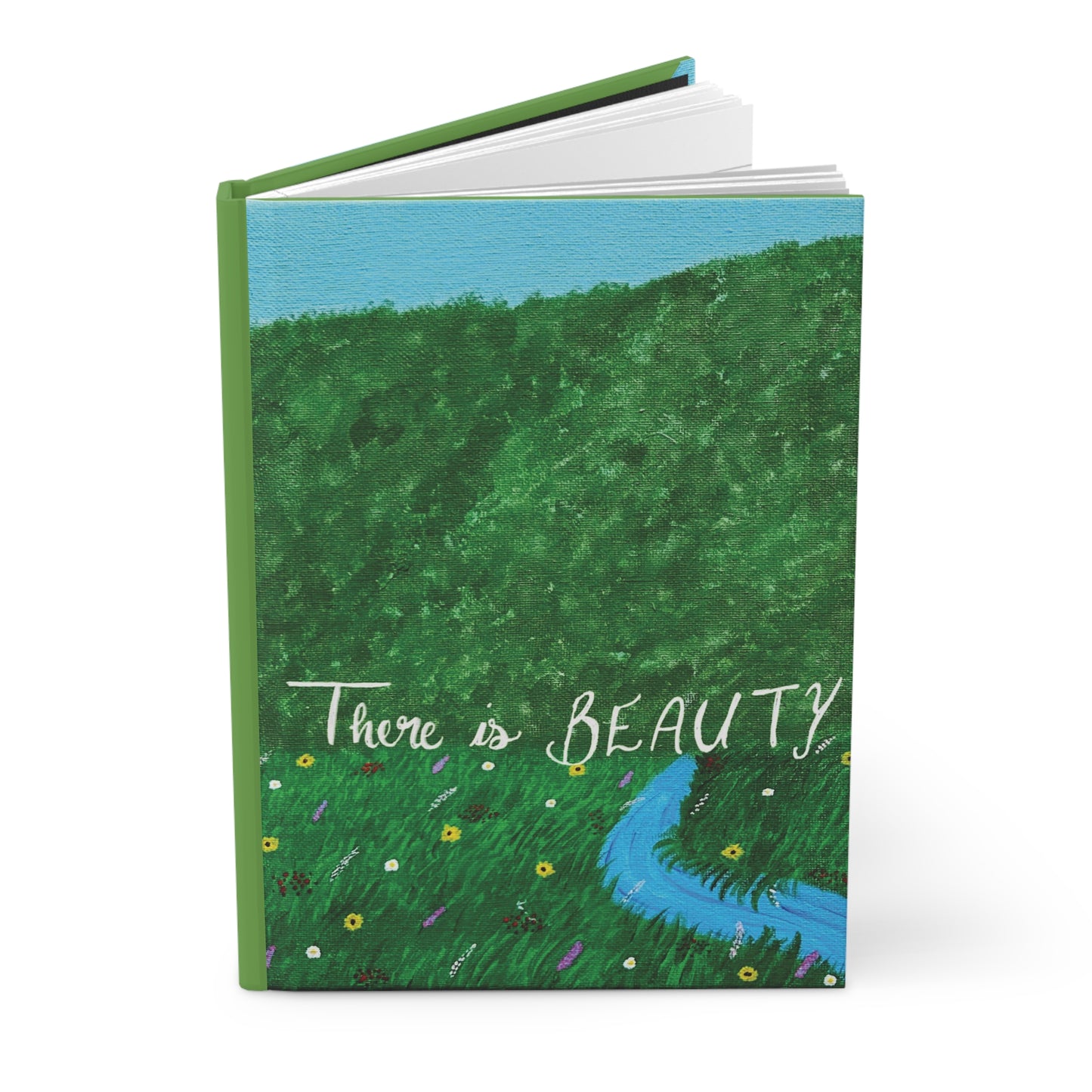 "There is Beauty in the Valley" Hardcover Journal