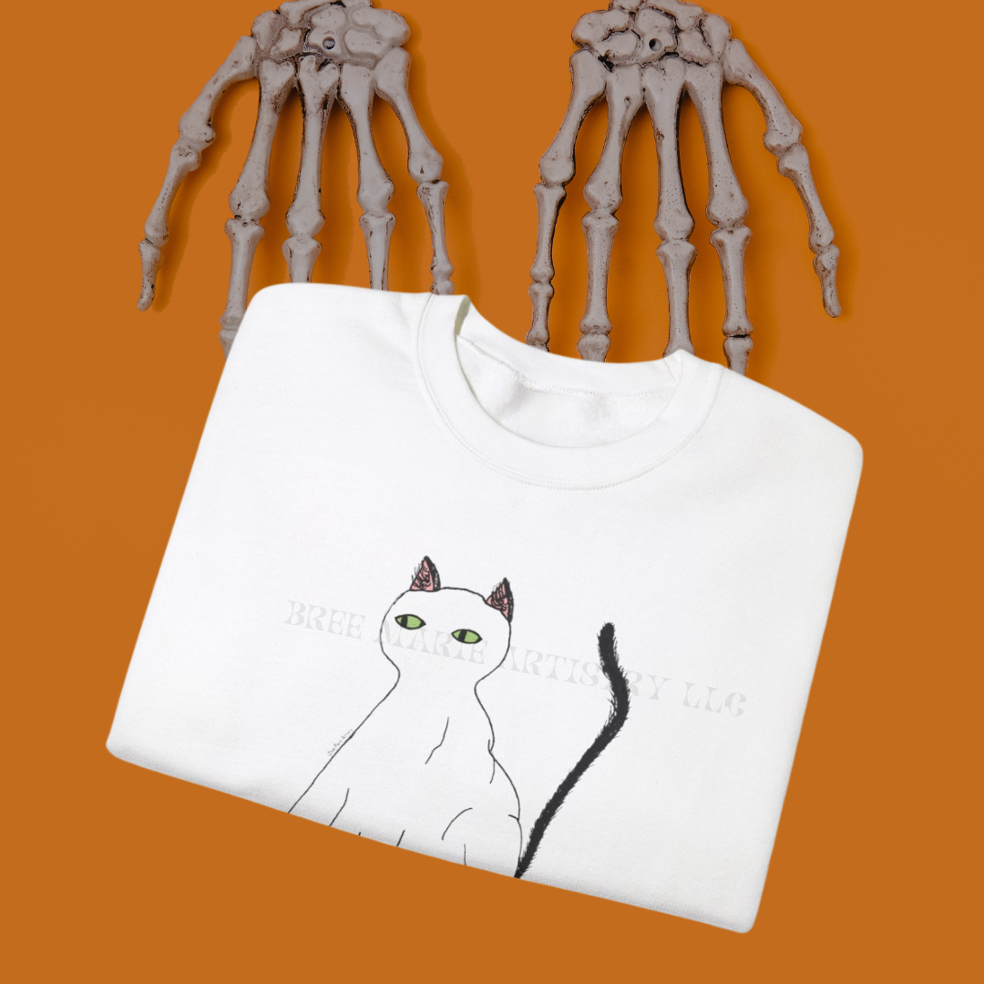 Ghosty Cat Sweatshirt