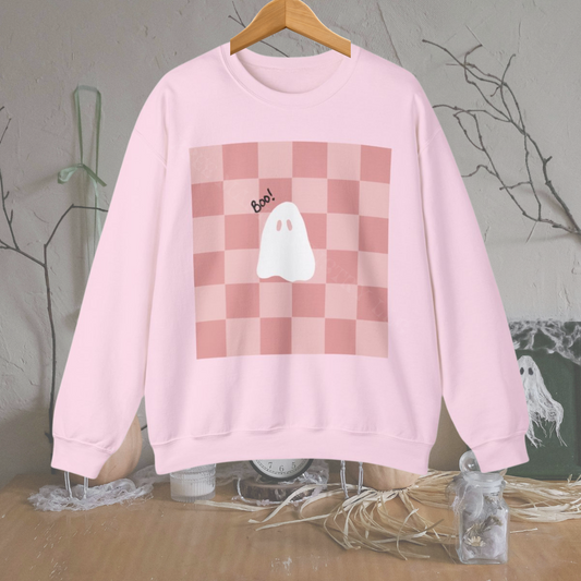 Retro Boo Ghost Sweatshirt