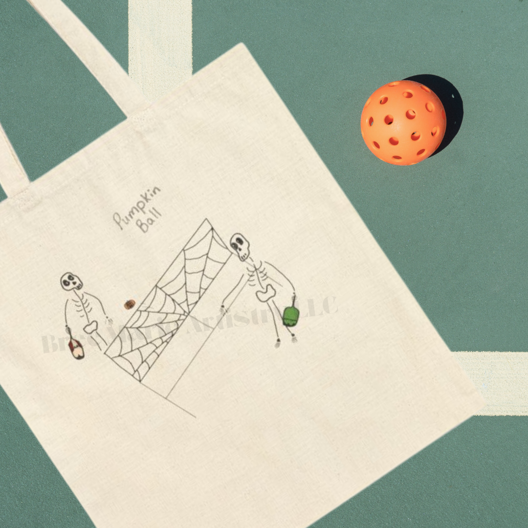 Skeleton Pumpkin Ball - Canvas Tote Bag