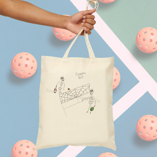 Skeleton Pumpkin Ball - Canvas Tote Bag