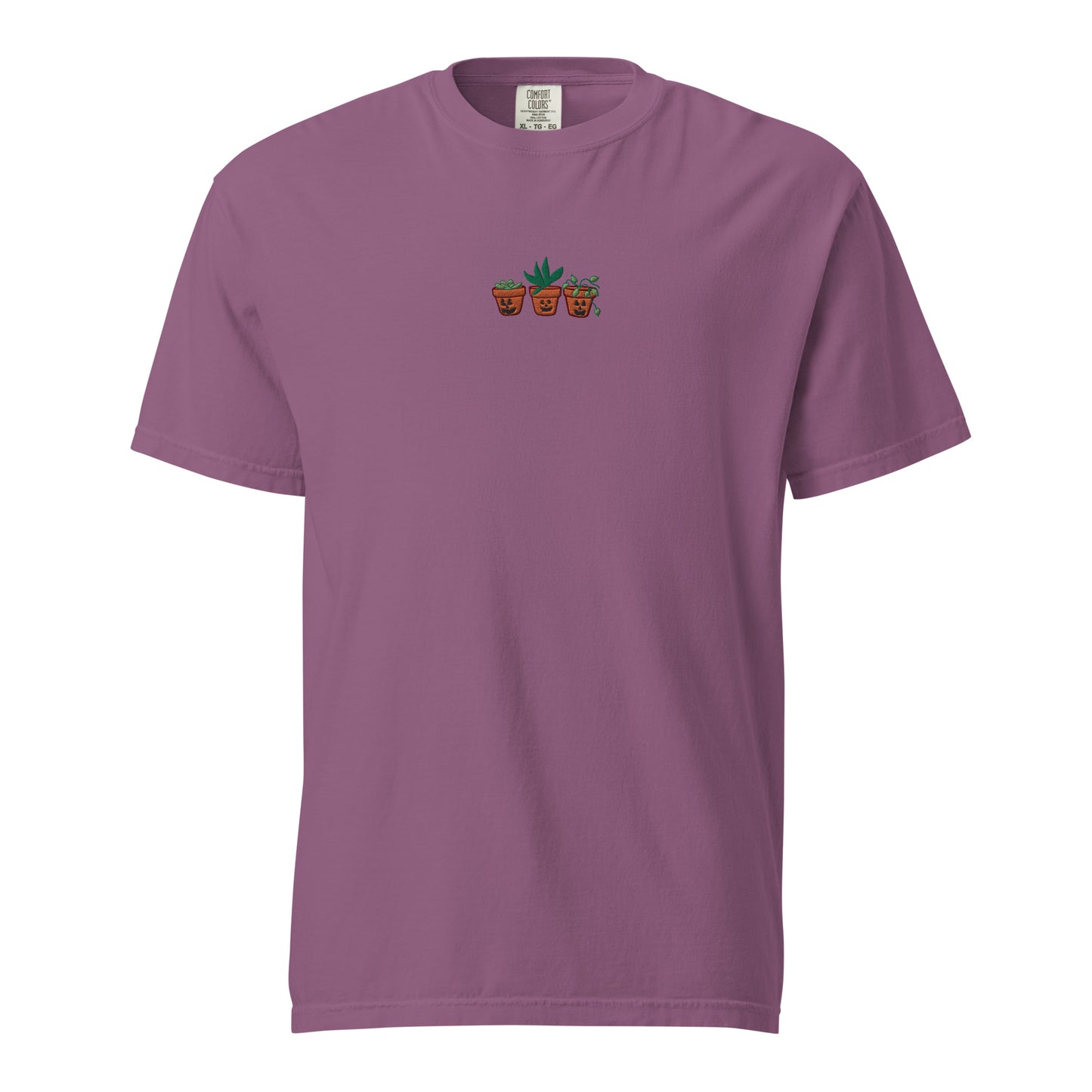 Terracotta Pumpkin Planters - Embroidered Shirt