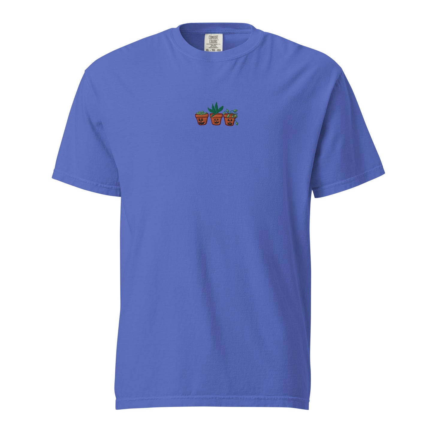 Terracotta Pumpkin Planters - Embroidered Shirt