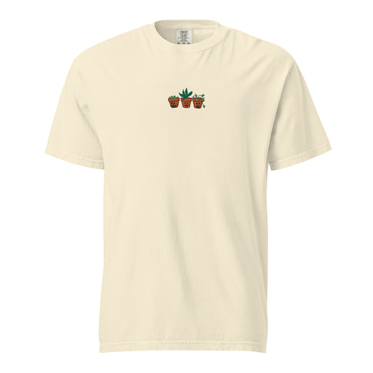 Terracotta Pumpkin Planters - Embroidered Shirt