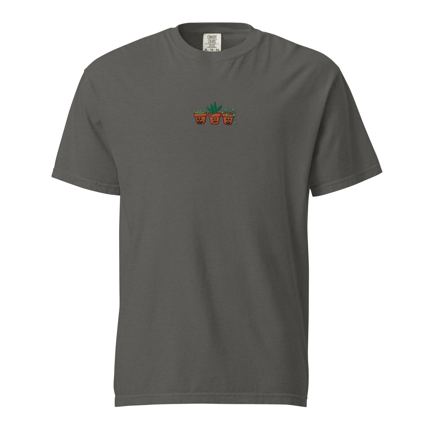 Terracotta Pumpkin Planters - Embroidered Shirt