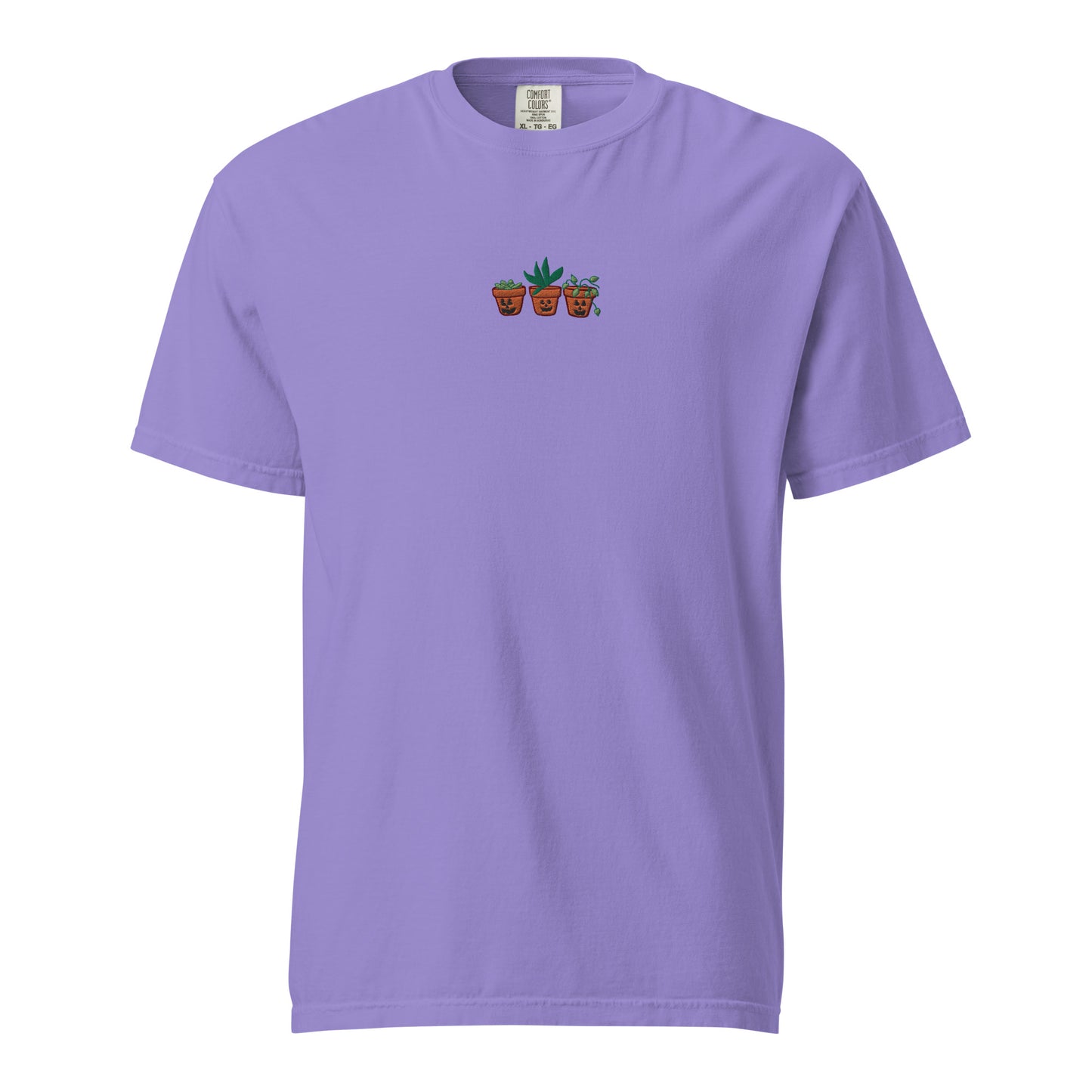 Terracotta Pumpkin Planters - Embroidered Shirt