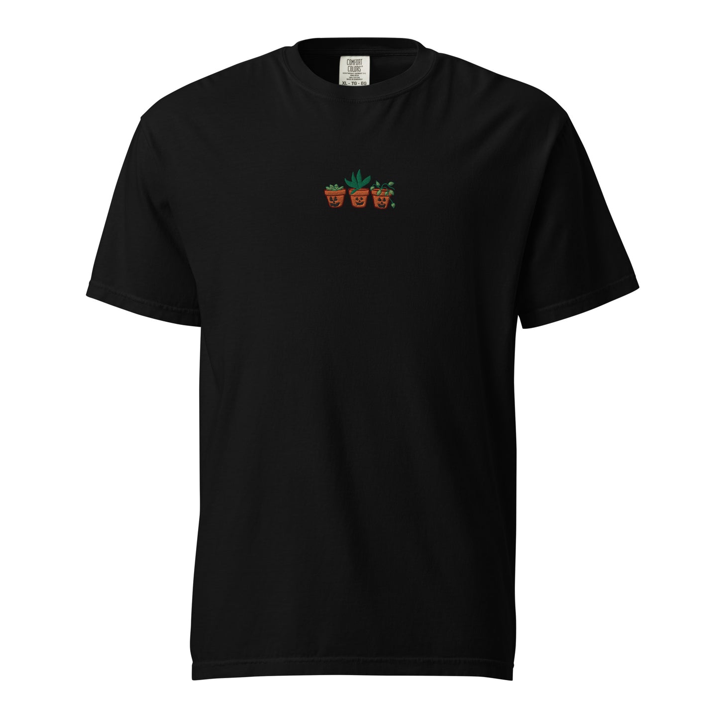 Terracotta Pumpkin Planters - Embroidered Shirt