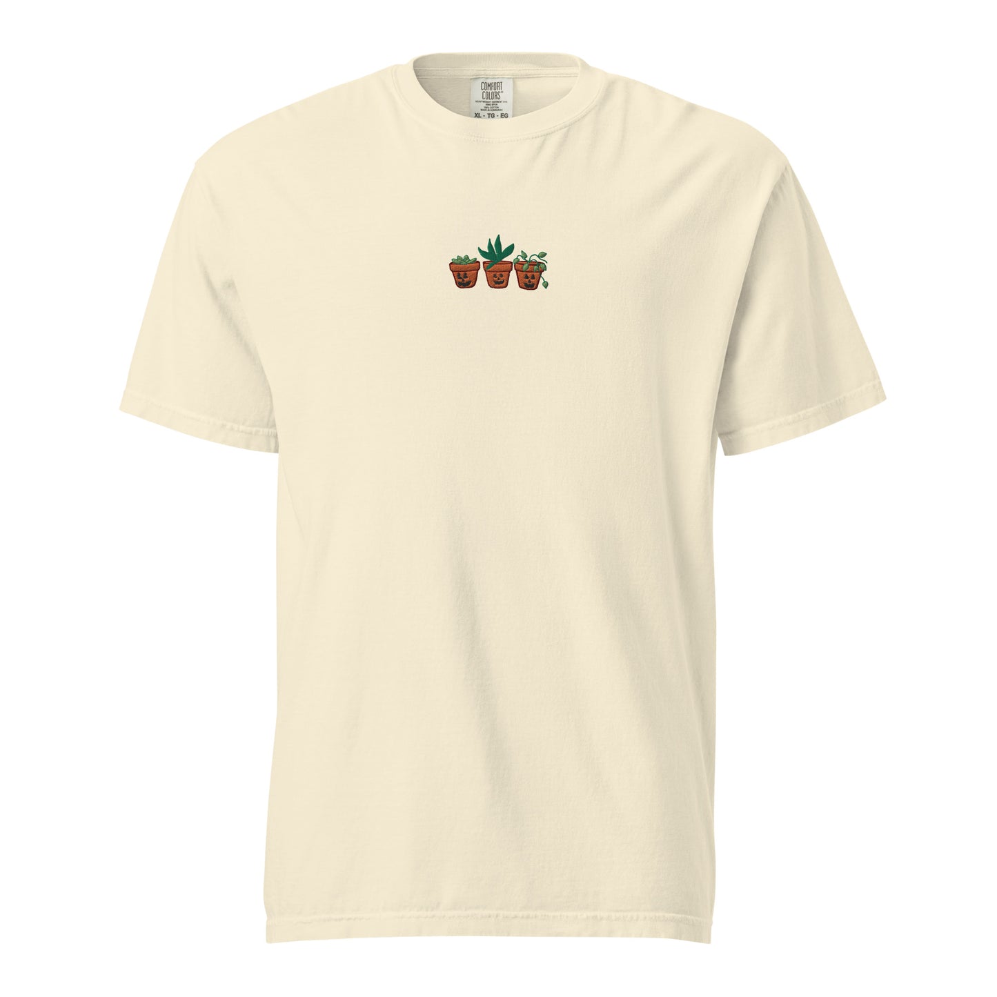 Terracotta Pumpkin Planters - Embroidered Shirt